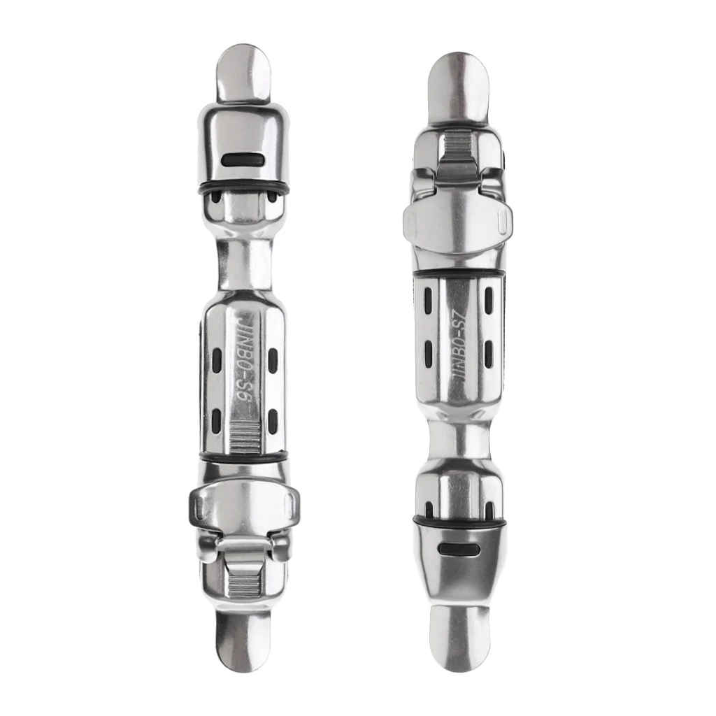 2Pcs Stainless Steel Fishing Reel Seat Deck Fishing Wheel Rod Clip Tackle Resistance to Impact and Corrosion