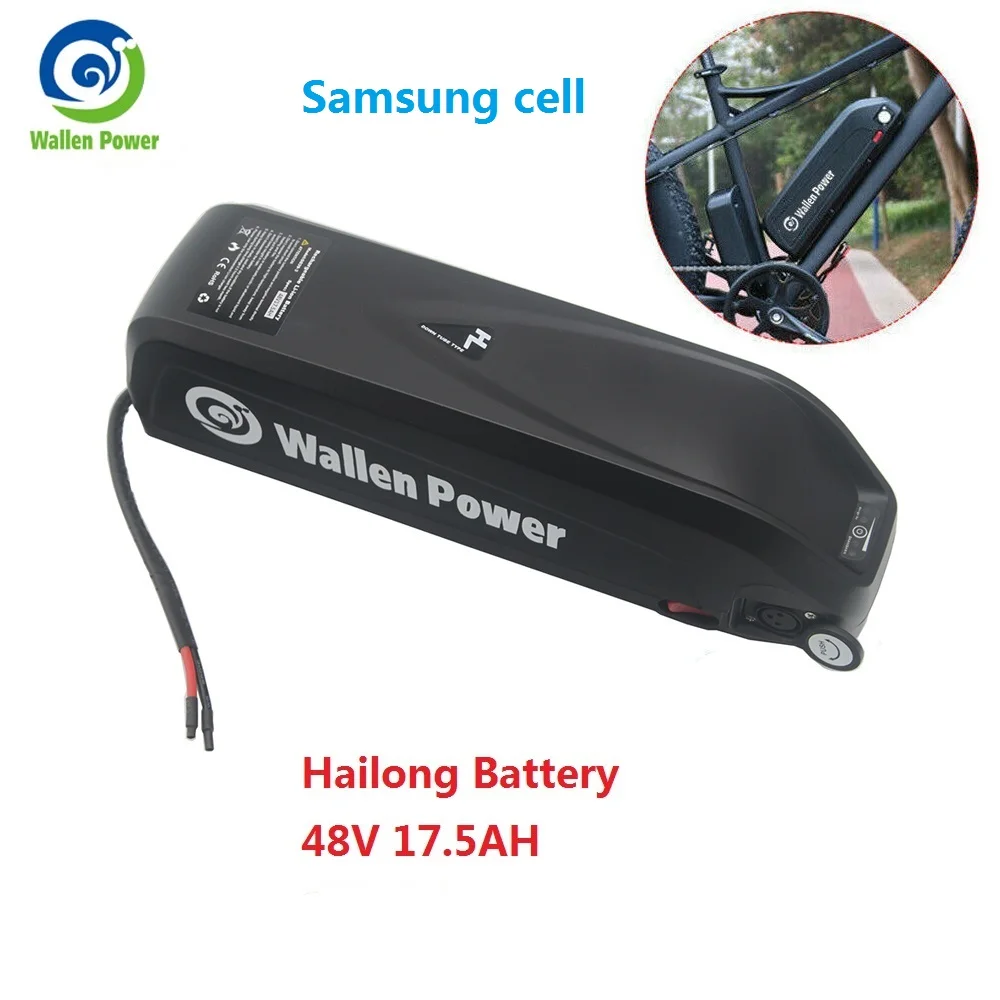48V17.5AH Battery 48V 750W Средний привод Bafang мотор Байк, способный преодолевать Броды conversion kit 8Fun BBSHD BBS01 BBS02 с C965 Дисплей 48V 17.5Ah Hailong аккумуляторной батареи - Цвет: 48V17.5AH Battery