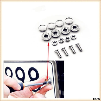 

car auto number License Plate Bolts Frame Screws Screw for Nissan Altima 370Z Xmotion X-Trail Qashqai NISS LIVINA MARCH X-TRAIL