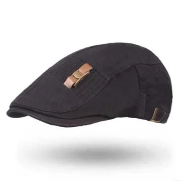black XdanqinX Snapback шляпа для взрослых мужские хлопковые береты регулируемый размер Индивидуальность Мода Винтаж Спортивная Кепка для мужчин новинка папа шляпа - Цвет: black