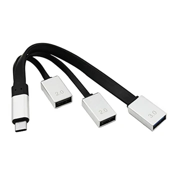 

Usb 3.1 Type C Adapter Multiport Hub 3 In 1 Usb C To Usb3.0 + 2 X Usb2.0 Char