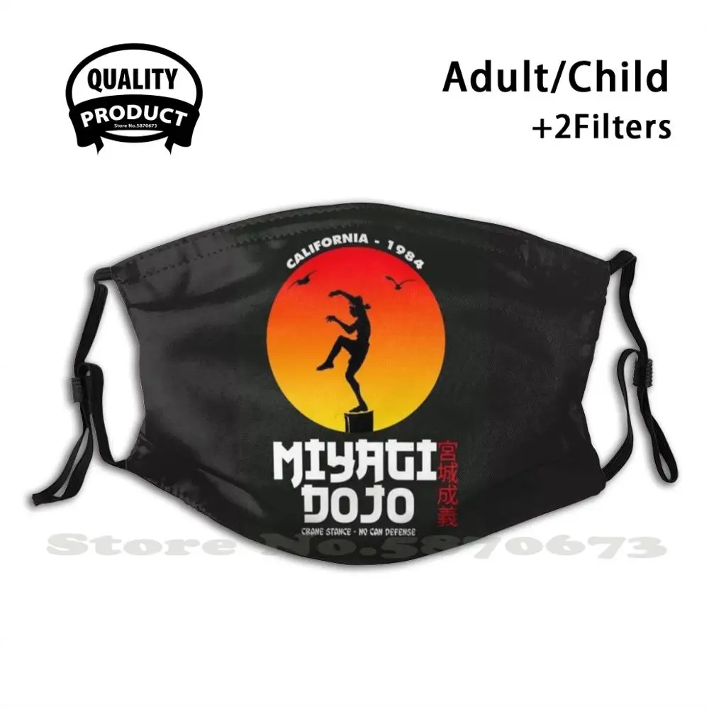

Karate Ki Anti Dust Face Mask Washable Filter Reusable Niño De Karate