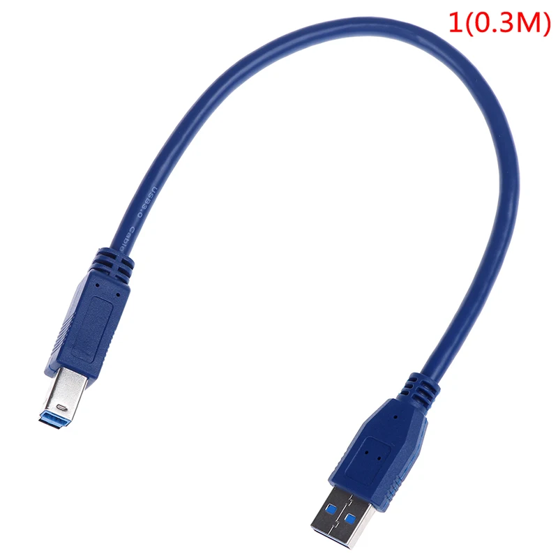 USB 3,0 A Male AM к USB 3,0 B Тип Male BM Удлинительный кабель для принтера USB3.0 кабель для сверхскоростной печати