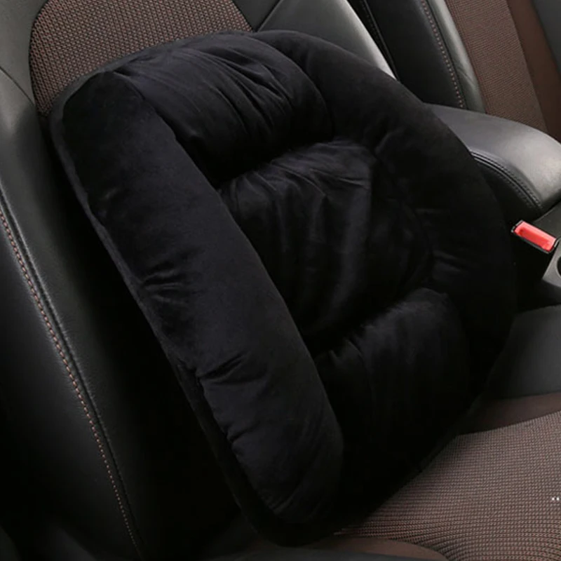 Флокированная ткань, не перемещается, подушки для автомобильных сидений, не скользит, подушка для автомобильных сидений, универсальная, сохраняющая тепло, зимние автомобильные аксессуары, чехол для сиденья - Название цвета: Black