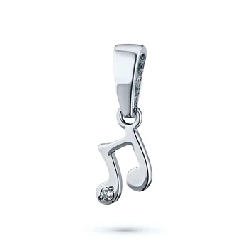 

Pendant made of white gold with diamond e0901pd04200826