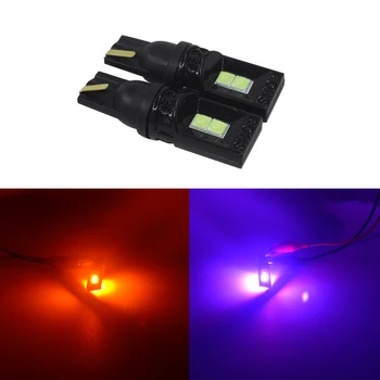 

2PCS Auto bulbs led Car T10 3030 4SMD Lens High power W5W white Auto led lighting