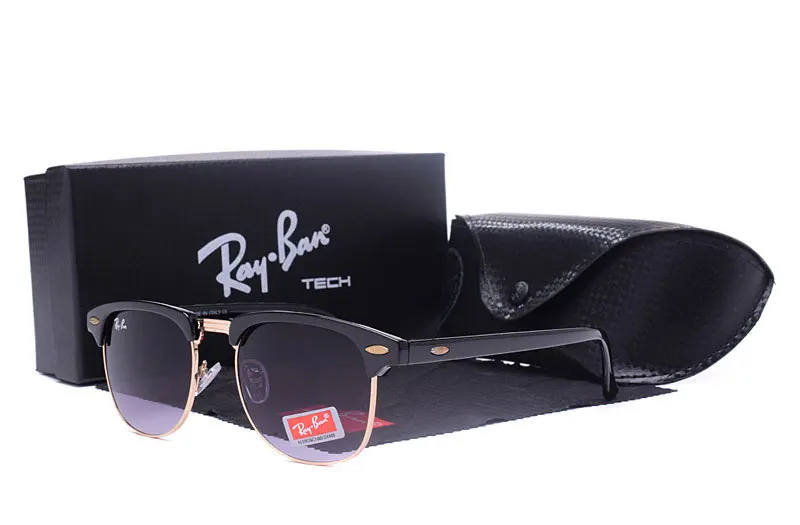 RayBan RB3016, мужские поляризованные солнцезащитные очки, магния, солнцезащитные очки, очки для вождения, для мужчин, женщин, Oculos masculino, мужские, RayBan Wayfarer