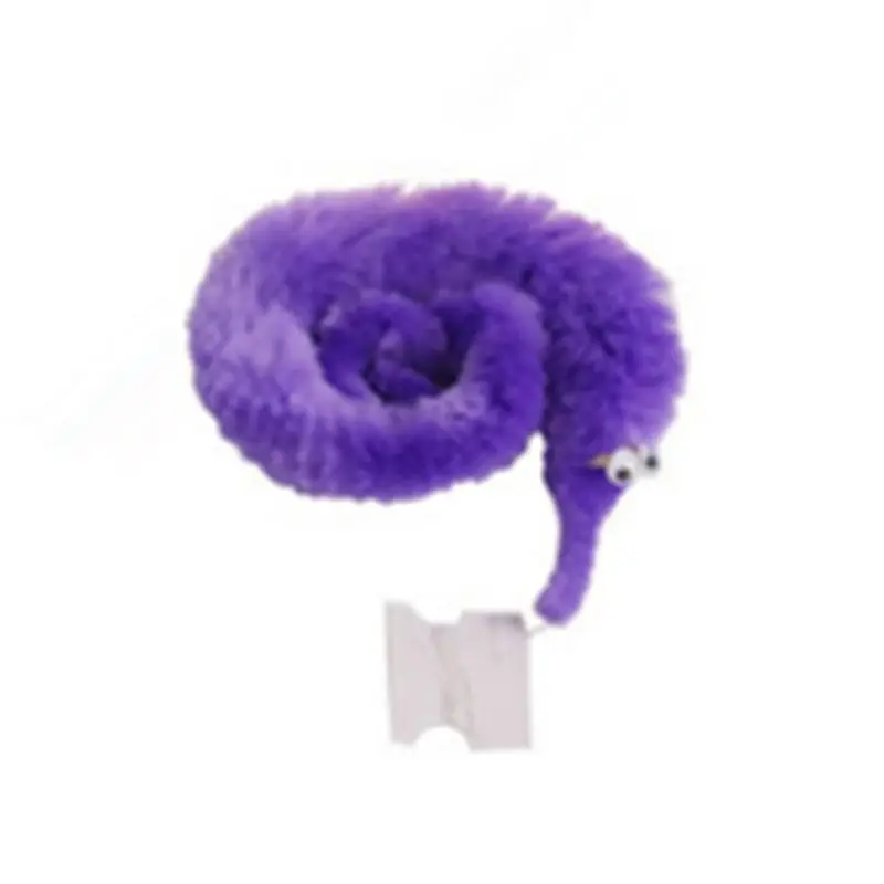 100pcs lot Plush Mr Fuzzy Magic Wiggle Worm Twisty Worm Stuffed Animals Kids Toy R7RB 1 100pcs lot Plush Mr Fuzzy Magic Wiggle Worm Twisty Worm Stuffed Animals Kids Toy R7RB 5