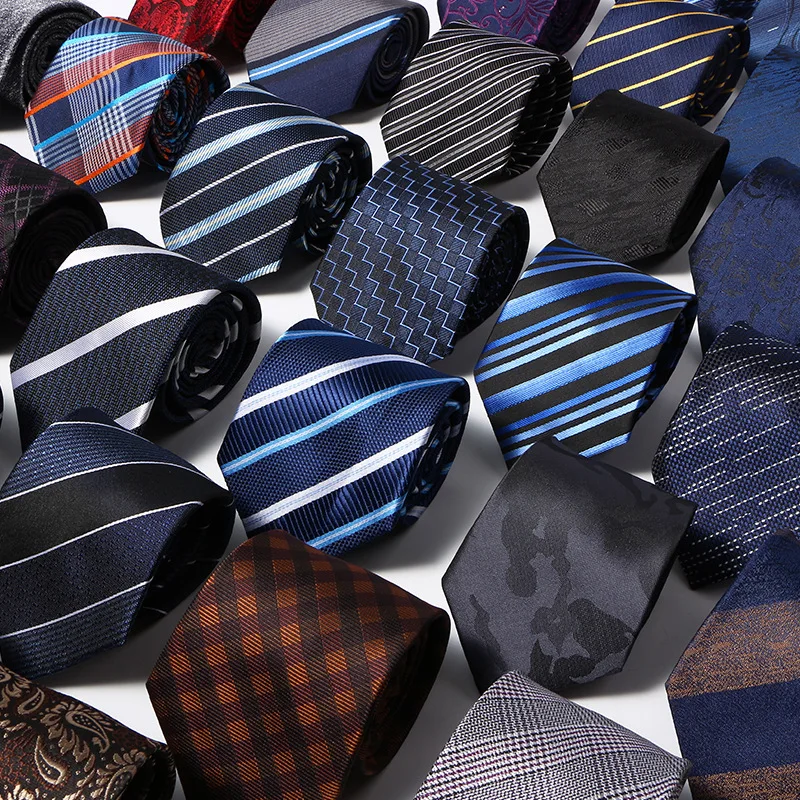 

New 6cm Men's Leisure Silk Skinny Tie Colorful Fashion Striped Folral Plaid Slim Necktie Suit Business Wedding Party Formal Tie