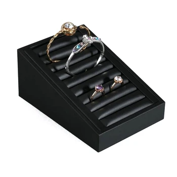 

Elastic PU Leather Bangle Ring Tray Jewelry Display Tray Jewelry Display Stand Bangle Insert Tray