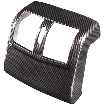 

ABS Carbon Fiber Rear Air Condition Outlet Vent Cover Trim Sticker Accessories For Mercedes Benz W212 E-Class 2012-2015