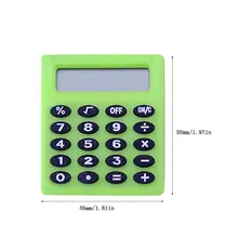 Mini Portable elektroniczny kalkulator Candy Color Calculator Students School Use R9JA tanie tanio Crust Pro Kieszeń NONE CN (pochodzenie) Baterii KALENDARZ Z tworzywa sztucznego R9JA4NB1100757-W