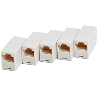 

10pcs/set High Quality RJ45 Coupler Plug Network LAN Cable Extender Connector Adapter