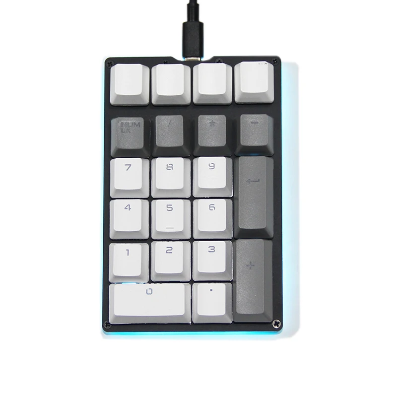 Através do Teclado Macro 21 Chave Numpad Função Macrópad Rgb Backlight Outemu Siwtch Troca Quente Através de Programação Teclado Mecânico Macos - Imagem 3