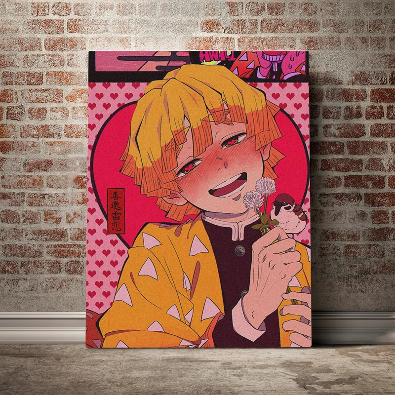 Modular Pictures Demon Slayer Kimetsu No Yaiba Home Decor Wall Art Modern Anime Role Canvas Prints Painting For Bedroom Poster | Дом и сад