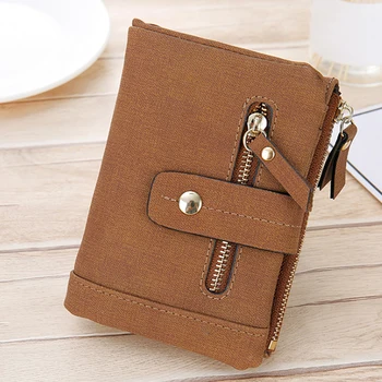 

New Leather Women Wallet Hasp Small And Slim Coin Pocket Purse Women Wallets Cards Holders Luxury Brand Wallets Designer Purse