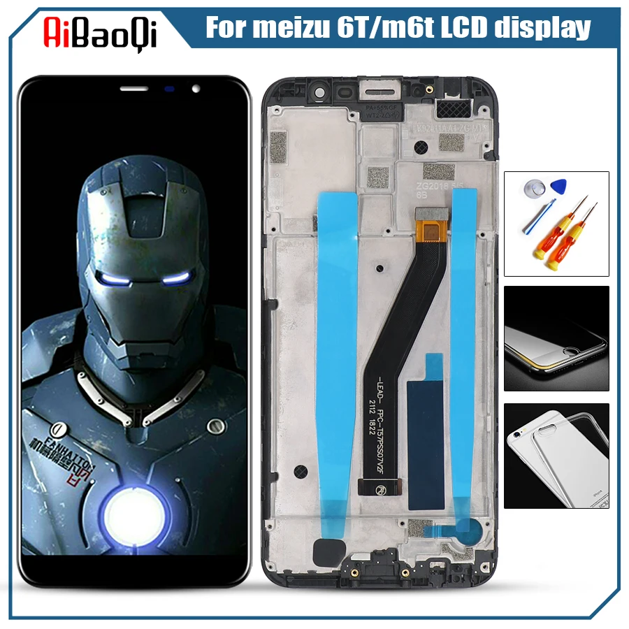 Оригинальный сменный ЖК дисплей Meizu m6t + дигитайзер сенсорного экрана чехол для