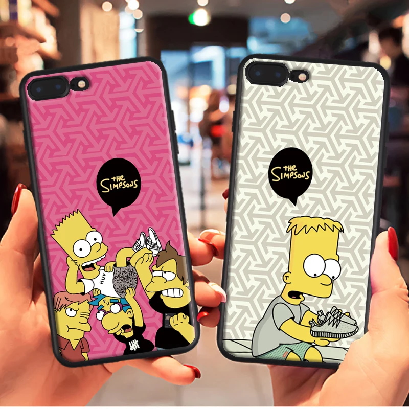 

cute cartoon Bart soft case for iphone 11 pro x xs max xr 8 7 6 6s plus silicone phone cover Trend brand fundas matte coque case