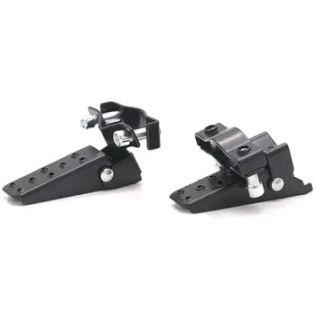 

Hot 1Pair Black Steel Motorcycle Bike Parts Frame Foot Pegs Pedals Folding 25mm-30mm