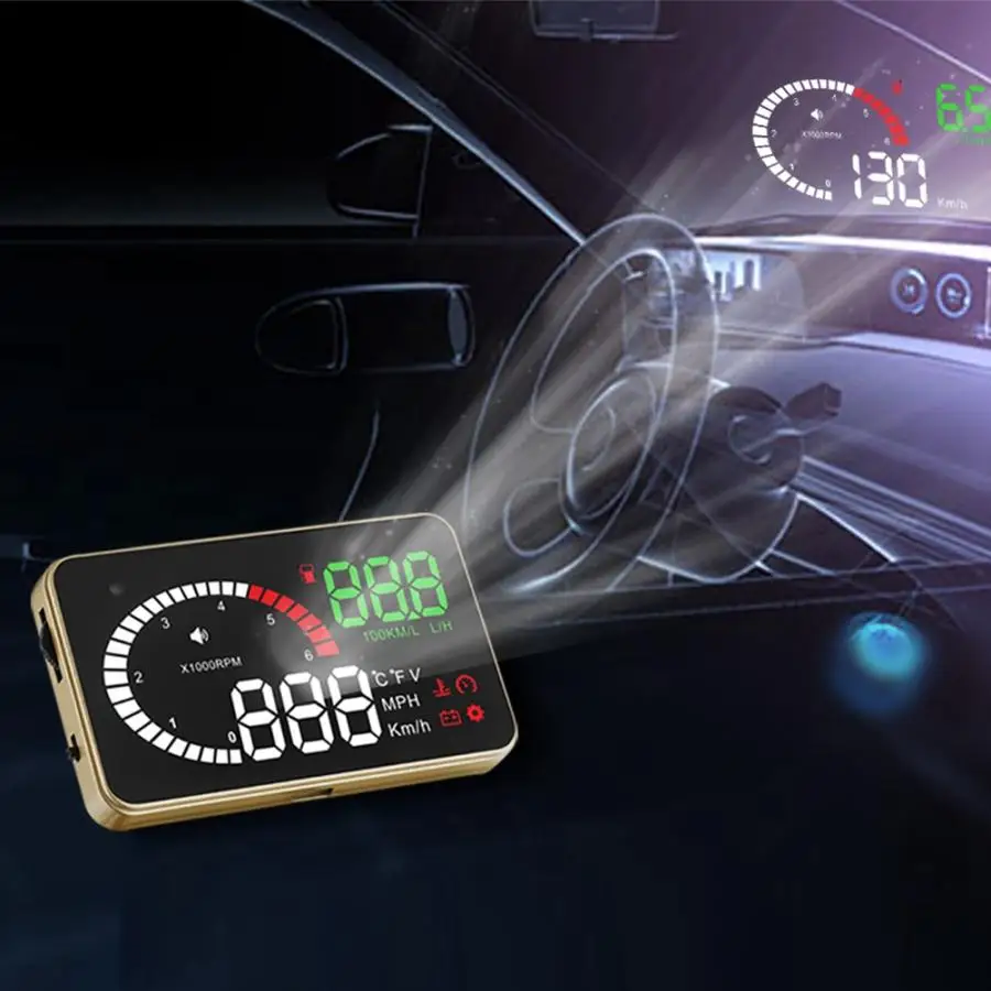 Авто аксессуары X6 HUD ODB2 система автомобиля Универсальный 3,5 дюймов дисплей Спидометр araba aksesuar