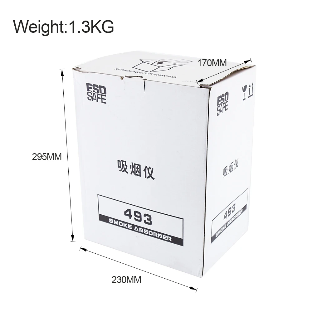 14W/16W 휴대용 솔더 연기 흡수기 납땜 인두 용 ESD 연기 추출기 필터 스폰지 용접 도구 액세서리