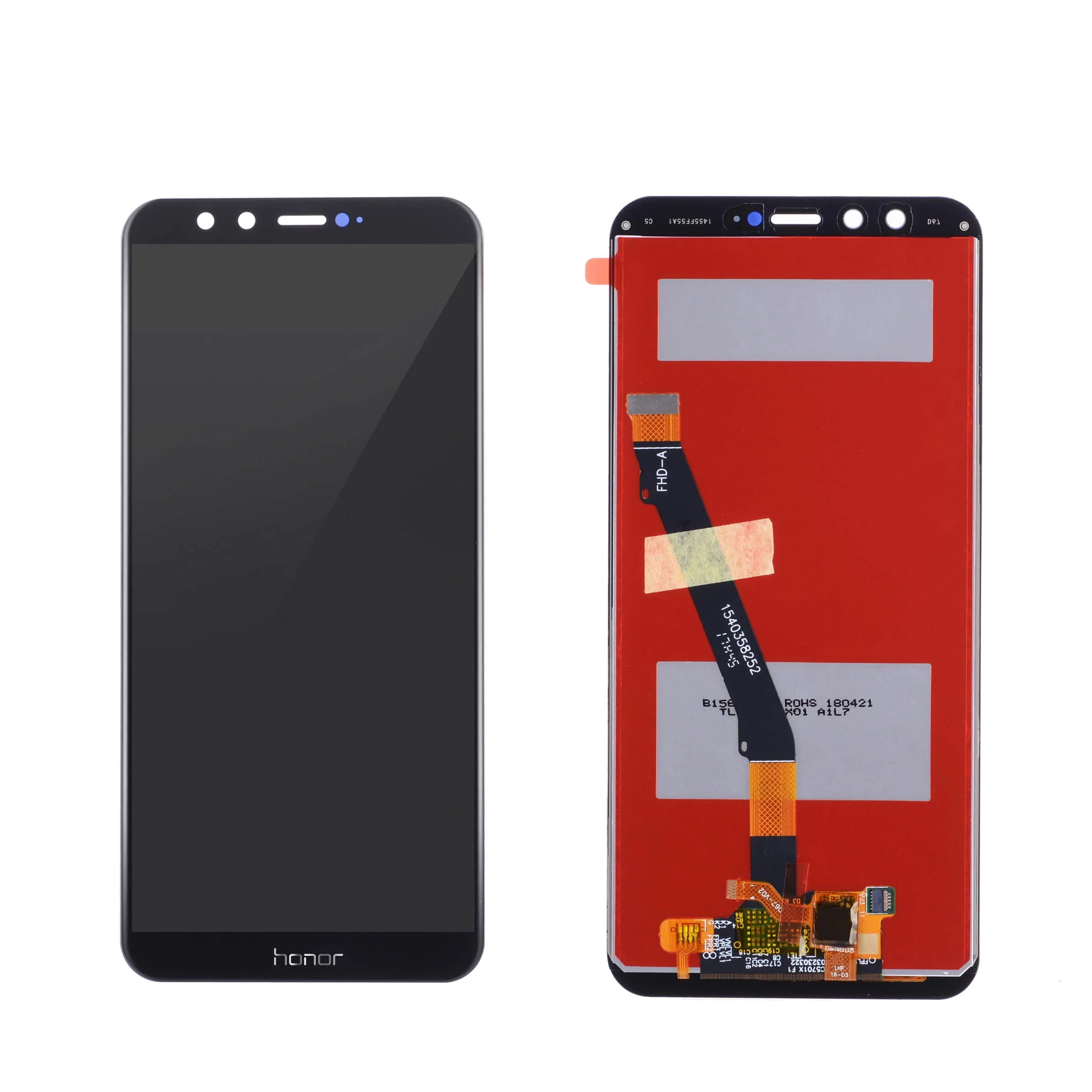 Дисплей для Huawei Honor 9 lite ЖК-экран для Huawei Honor 9 Lite ЖК-дисплей с рамкой дигитайзер LLD-L31 - Цвет: Black No Frame