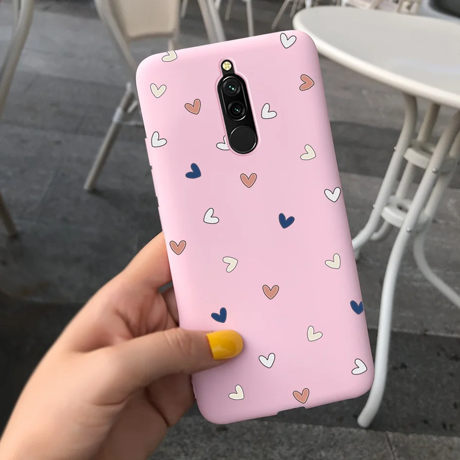 xiaomi leather case card Ốp Lưng Silicon Dẻo Cho Xiaomi Redmi 8 Bao Mềm TPU Cặp Đôi Tình Nhân Cát In Bao Da Cho Xiaomi Redmi 8 Điện Thoại Ốp Lưng Redmi 8 coque Funda leather case for xiaomi