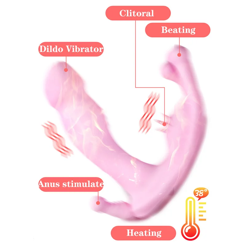 Wireless Wearable Vibrator 7 Speeds Dildo Vibrating G-Spot Clitoris Stimulator Erotic Sex Toy for Women Sexual