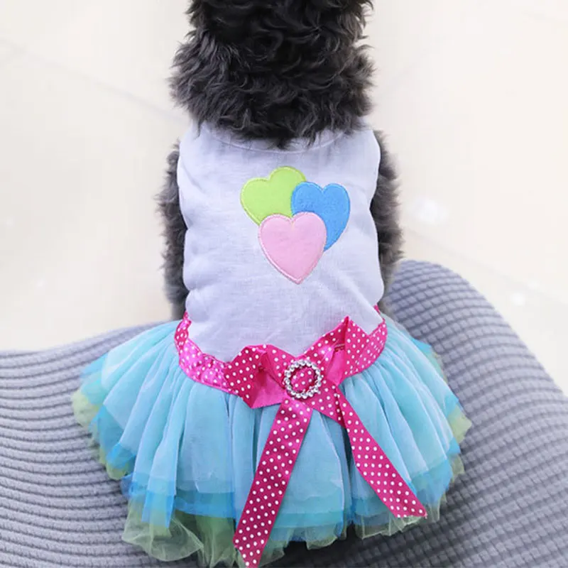 Lace Dog Princess Dress Cute Dog Clothes for Small Dogs dresses for puppy christmas clothes pets cat dress york dog clothes
