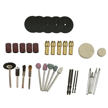 

34pcs/set Brush Polishing Shaft Drill Grinding Head Resin Slice Chuck Grinder Tool Kit Electric Wheel Accessories