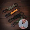 MKENDN Outdoor Umbrella Rope Corkscrew Car Keychain Climb Keychain Tactical Survival Tool Carabiner Hook Cord Backpack Buckle ► Photo 1/6