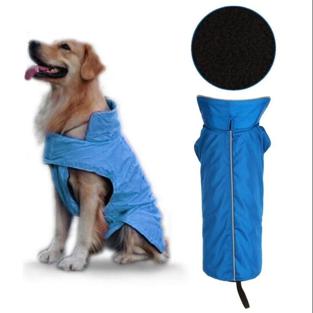 

2 Colors Waterproof Pet Apparel Warm Dog Jacket Autumn Winter Coat Outdoor Vest Dog Clothing Drop Shipping