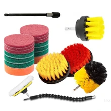 Высокое качество 21 шт. Набор насадок для дрели набор удлиняющих длинных насадок для уборки ванной комнаты