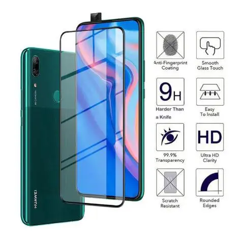 Закаленное стекло для huawei P Smart Z, защитное стекло, полное покрытие, Защита экрана для hauwei Y9 Prime P Smart