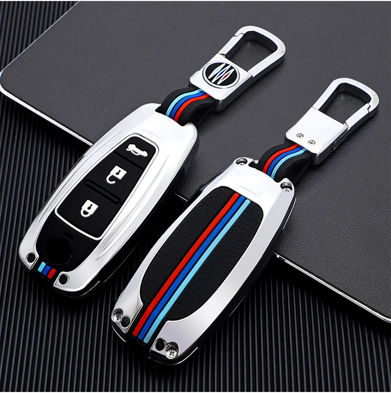 Custodia Smart Key Shell per auto in lega di zinco per Suzuki Vitara Swift Ignis Kizashi SX4 Baleno Ertiga 2016 2017 2018 2019 portachiavi - H26cb1dc5c19b4d43b385c8bd475bb606Z