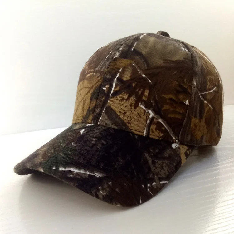 

Forest Camouflage Brim Hat Customizable Field Operations Outdoor CS Branch Camouflage Cap Men And Women Fashion Baseball Cap Bat