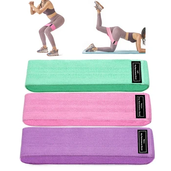 

1set Unisex Booty Band Hip Circle-Loop Resistance Band Fitness Exercise Non-slip Bands Legs Thigh Glute Butt Squat Sportswear