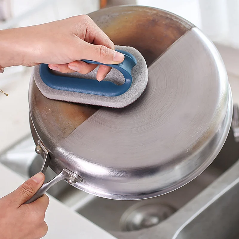 Cleaning Tool Dishwashing Sponge Magic Rubbing Emery Kitchen DecontaminatioUTH2 