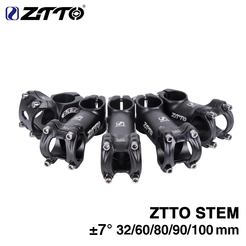 

ZTTO bicycle riser mountain road bike 7 degrees 32 60 80 90 100mm high strength and light weight 31.8mm stem bicycle parts