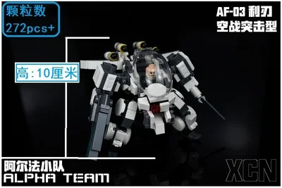 Новое поступление персональный конструктор Kennie сделай сам игрушка ALPHA team gundam