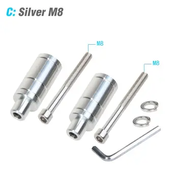 

Aluminum M6/M8 Motorcycle LED Headlight Mounting Bracket Foldable Adjustable C6UB