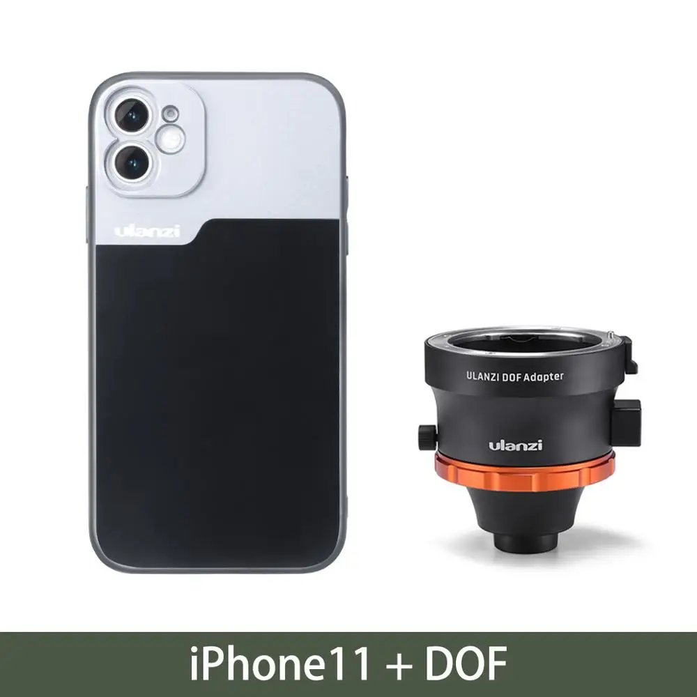 Ulanzi DOF крепление E DSLR камера полный рамки объектив адаптер клетка для iphone 11 Pro Max смартфон SLR/DSLR и кино объектив - Цвет: for iphone 11