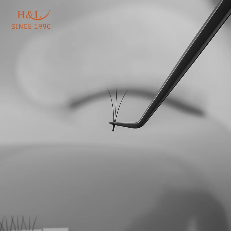 H& L с 1990 0,05 толщина предварительно сделанный фен для придания объема предварительно завитые 3D 4D 5D длинные Стволовые ресницы расширение предварительно сделанные вентиляторы объем ресниц