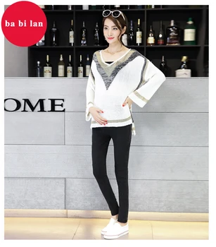 

2020 Elastic Belly Protection Maternity Pregnant Women High Waist Capris Casual Trousers Work Office Over Bump Pencil Pants Wear