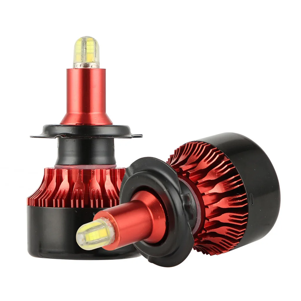 

8-Sides 3D LED Headlight Conversion Kit Bulbs 120W 18000LM High Power 6000K 9005/HB3 360 Degree Heat Radiating Mute Fan #WL1