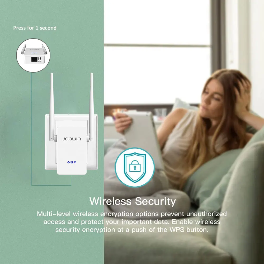 4g wifi signal booster JOOWIN 300Mbps Không Dây Nhà Repeater Mạng 2.4G Wifi Mở Rộng Tín Hiệu 2 * 5dbi Ăng Ten Tăng Cường Tín Hiệu JW-WR302S-V2 wifi repeater wireless signal booster