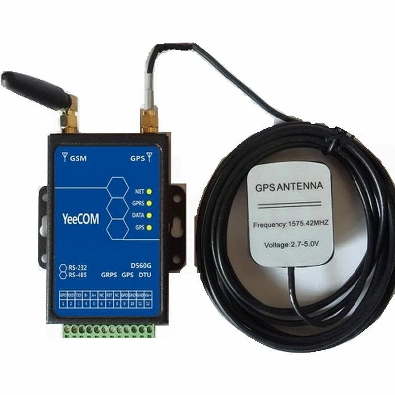 Промышленный интегрированный GPRS + gps DTU с позиционированием 232 485 последовательный