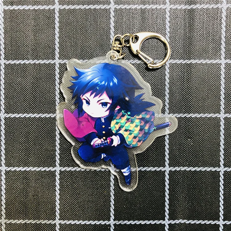 style 11 Брелок для ключей Kimetsu No Yaiba, Demon Slayer, Рождество, Kamado Tanjirou Nezuko, косплей, акриловый брелок, реквизит - Цвет: style 11