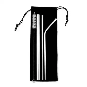 

304 Stainless Steel Straws Suit Colour Metal Non Dispo