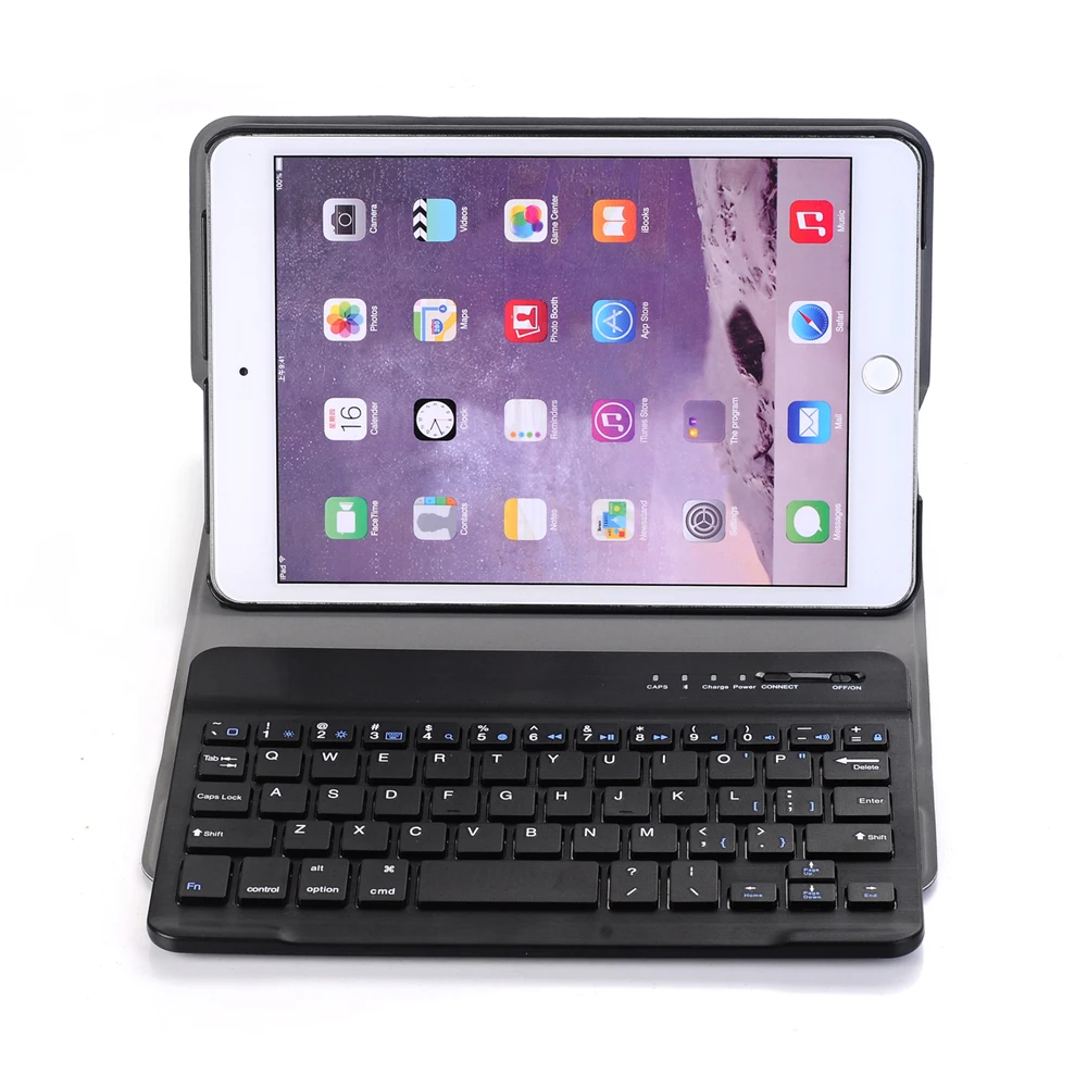 Для Ipad Mini 1 2 3 планшет Bluetooth американская клавиатура и планшет кожаный защитный чехол против царапин ударопрочный Сумка Coque Fundas